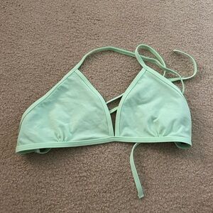 light green jolyn bikini top